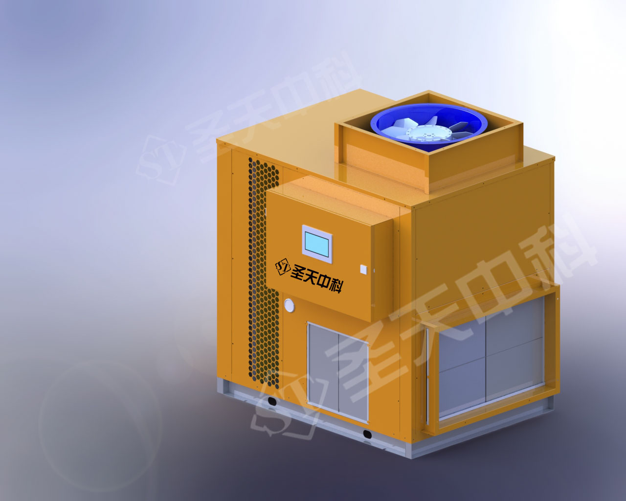 开环7P上出风整体式烘干机