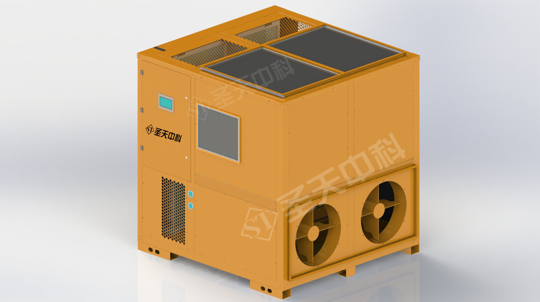 开环25P下出风整体式烘干机