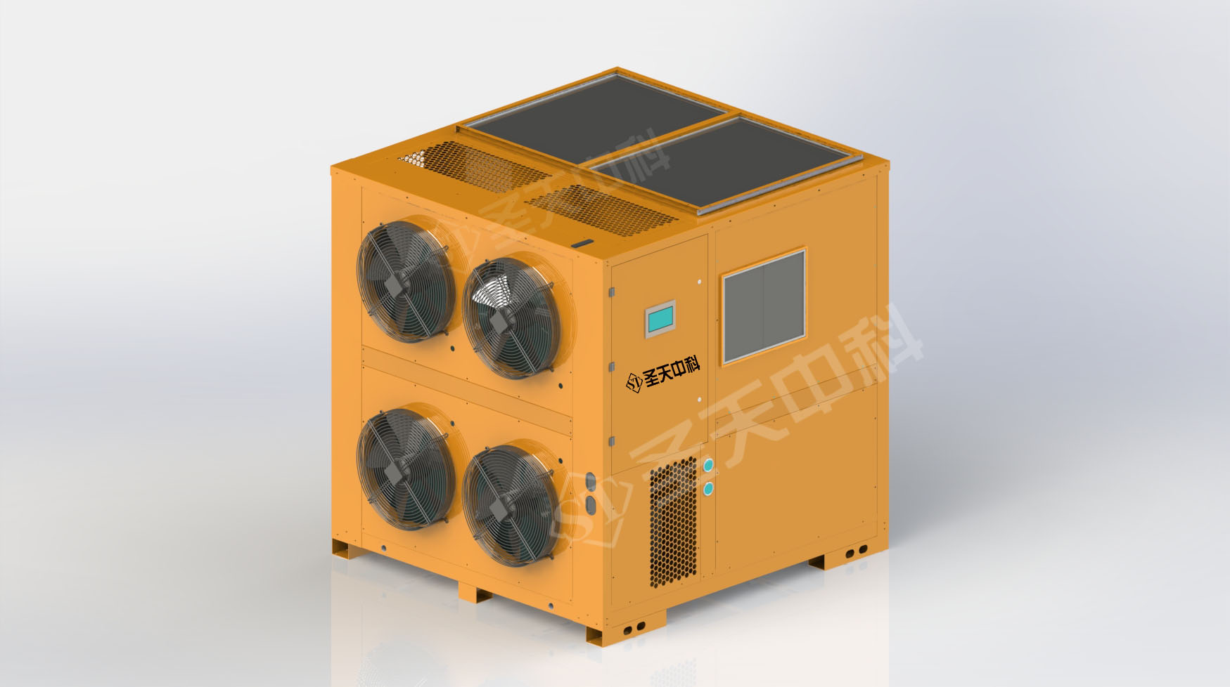 开环25P下出风整体式烘干机